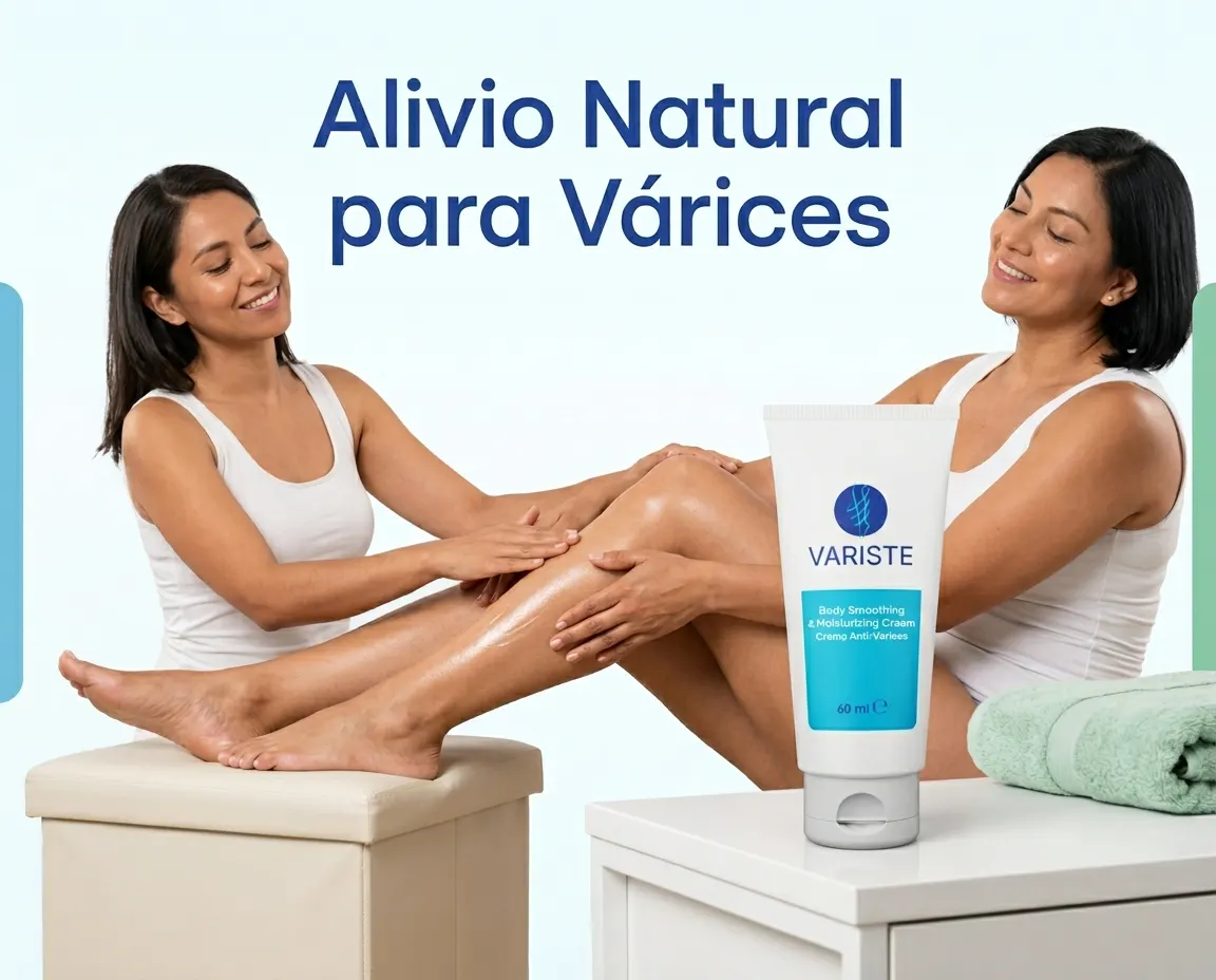 Alivio natural para várices — clientas reales aplicando Variste
